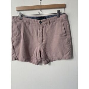 Club Monaco Rose Linen Women’s Shorts W/Pockets Travel Size 31 Wear Jean Weight